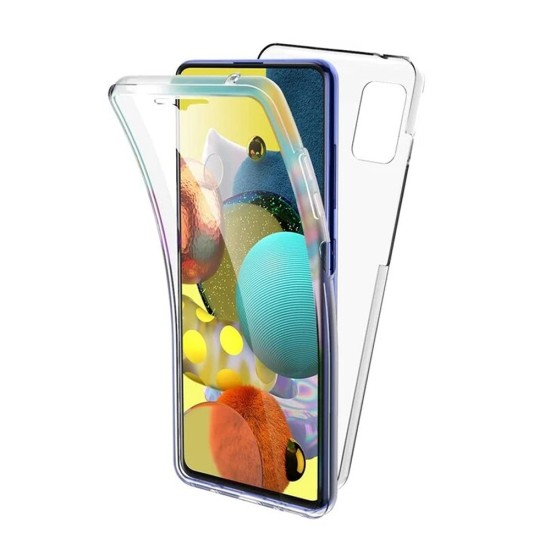 Capa de Silicone 360º para Samsung Galaxy A15 Transparente